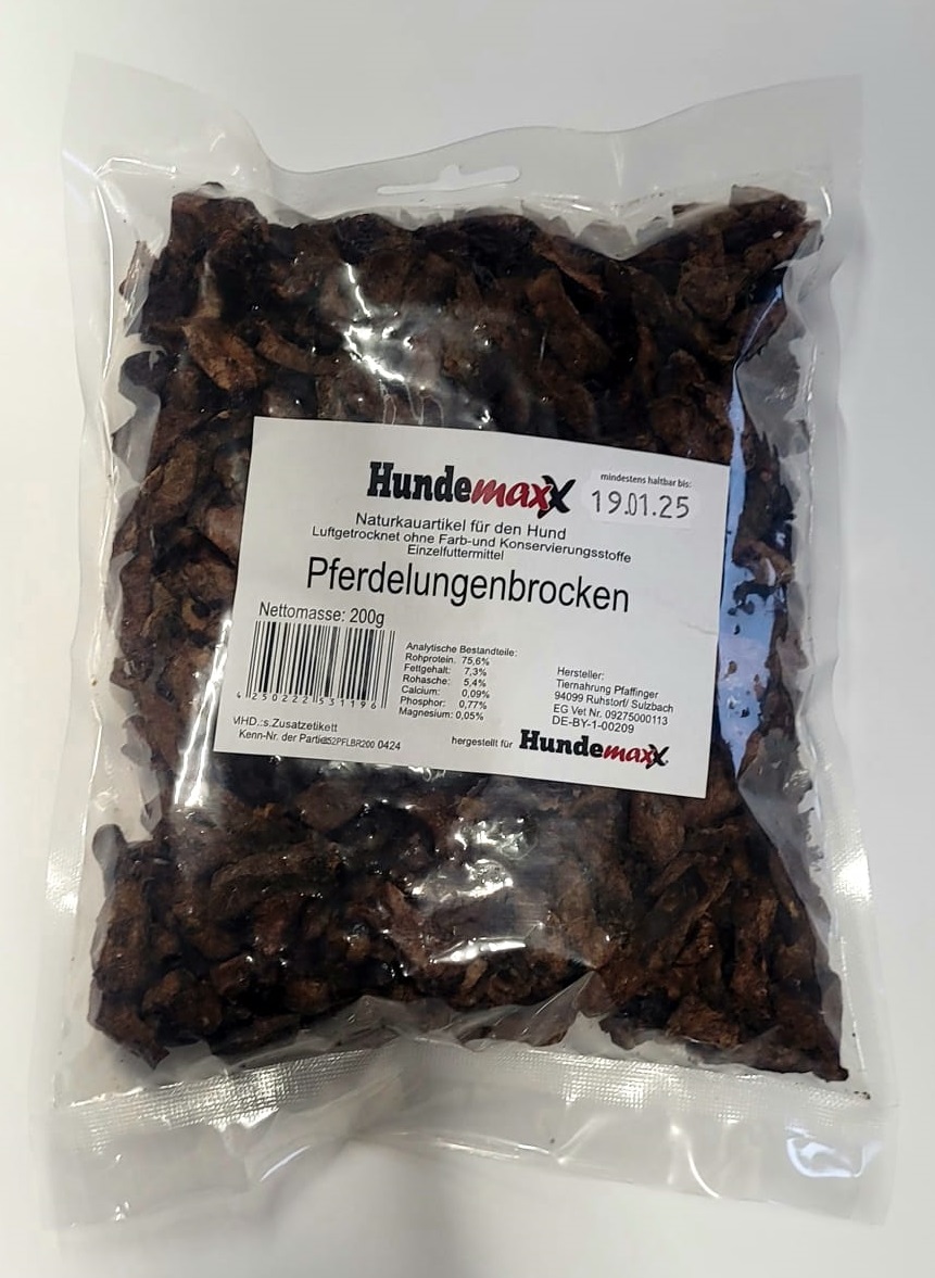 Hundemaxx Pferdelungenbrocken getrocknet